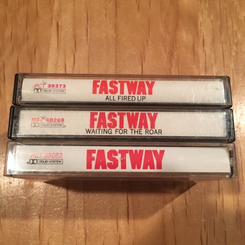 Fastway TAPE LOT s/t 1983 debut All Fired Up Waiting For The Roar motorhead ufo