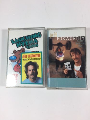 JEFF FOXWORTHY 2 Cassette Tape Lot Redneck Stand Up Comedy