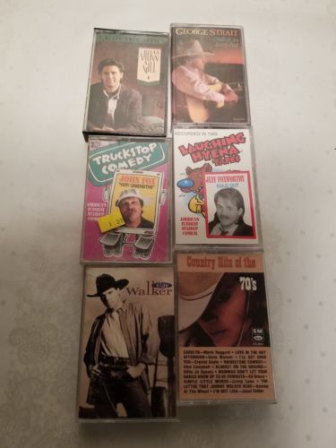 Lot Of 6 Country Music & Comedy Cassette Tapes