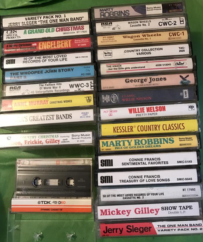 Cassette Tapes Storage Box Head Cleaners discwasher shur-Hi track Record cleaner