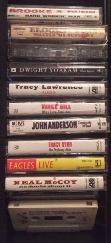 Country Music Cassette Tapes LOT OF 12