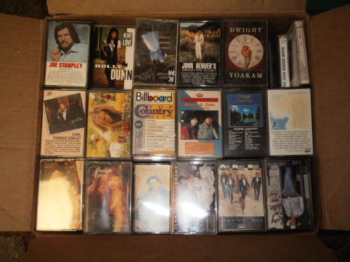 LOT OF APPROX 400 MISC COUNTRY MUSIC CASSETTES