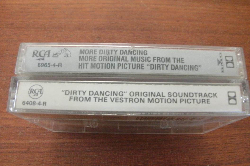Lot of 2 Dirty Dancing Cassettes, Two Tapes