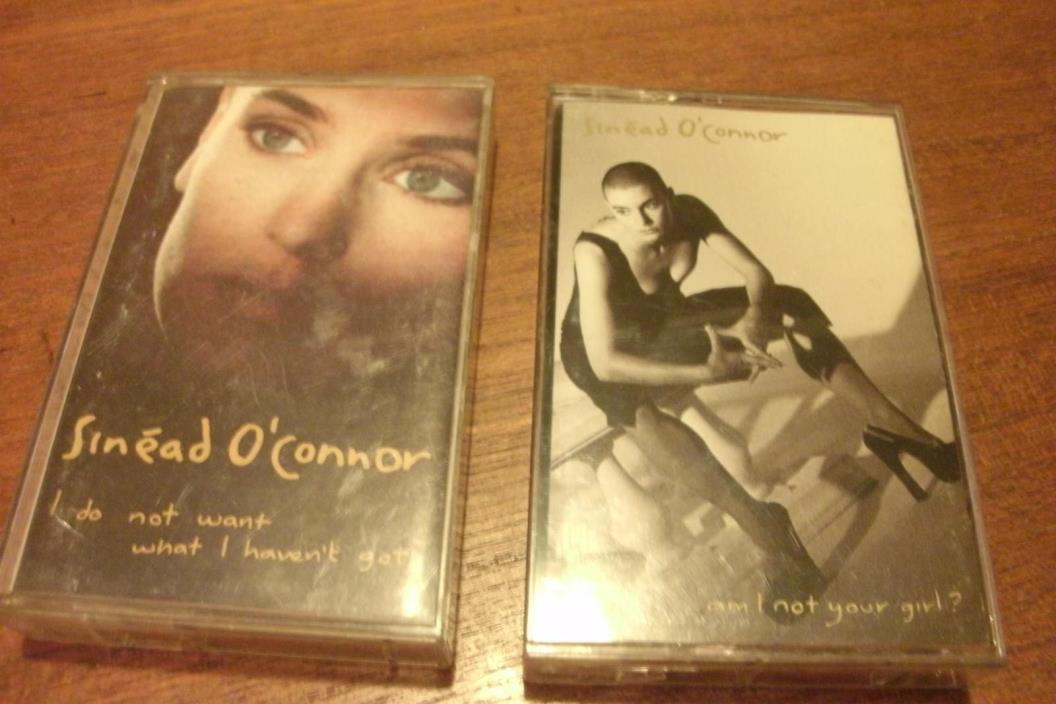 2 Sinead O'connor Music Cassettes Lot of Two