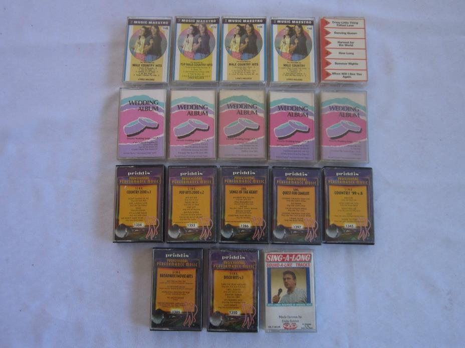 Lot of 18 Misc. Cassette Tapes