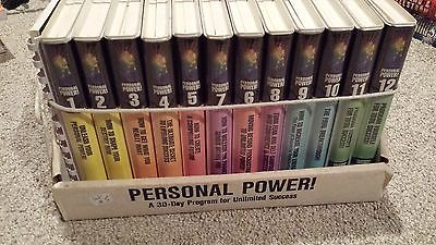 Anthony Robbins Personal Power 30 Day Program for Unlimited Success Cassettes