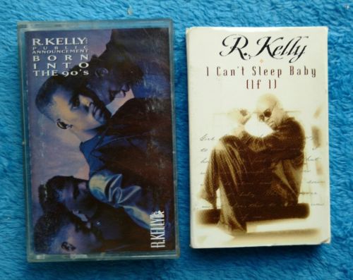 R. KELLY 2 Cassette Tape Lot Public Announcement Born Into The 90's R&B I Can't