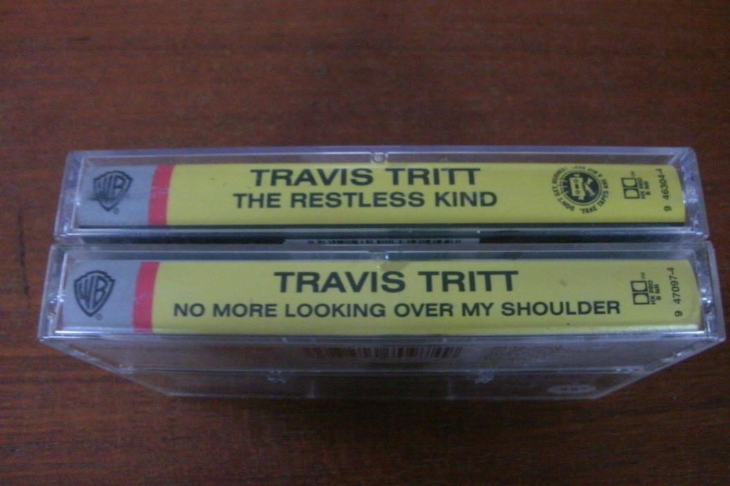 Lot of 2 Travis Tritt Music Cassettes, Two Tapes