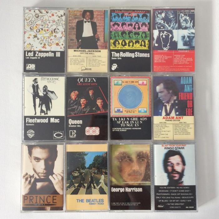 Lot of 20 DEFECTIVE Music Cassette Tapes