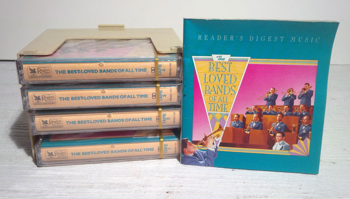 SEALED! Best Loved Bands of All Time - Big Band - Readers Digest Cassette Tapes