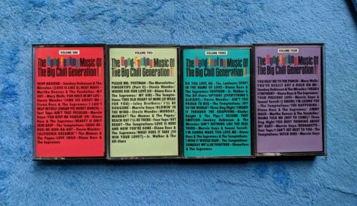 THE GOOD FEELING MUSIC OF THE BIG CHILL GENERATION 4 Cassette Tapes Motown Soul