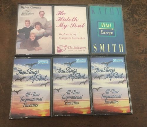 Lot of 6 Various Religious Cassette Tapes