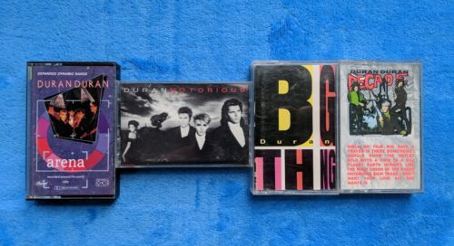 DURAN DURAN 4 Cassette Tape Lot New Wave Pop Arena Decade Big Thing Notorious