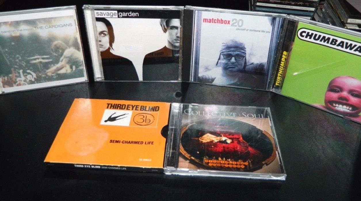 Lot of 6 Alternative Rock Collective Soul Cardigans Matchbox 20 Savage Garden
