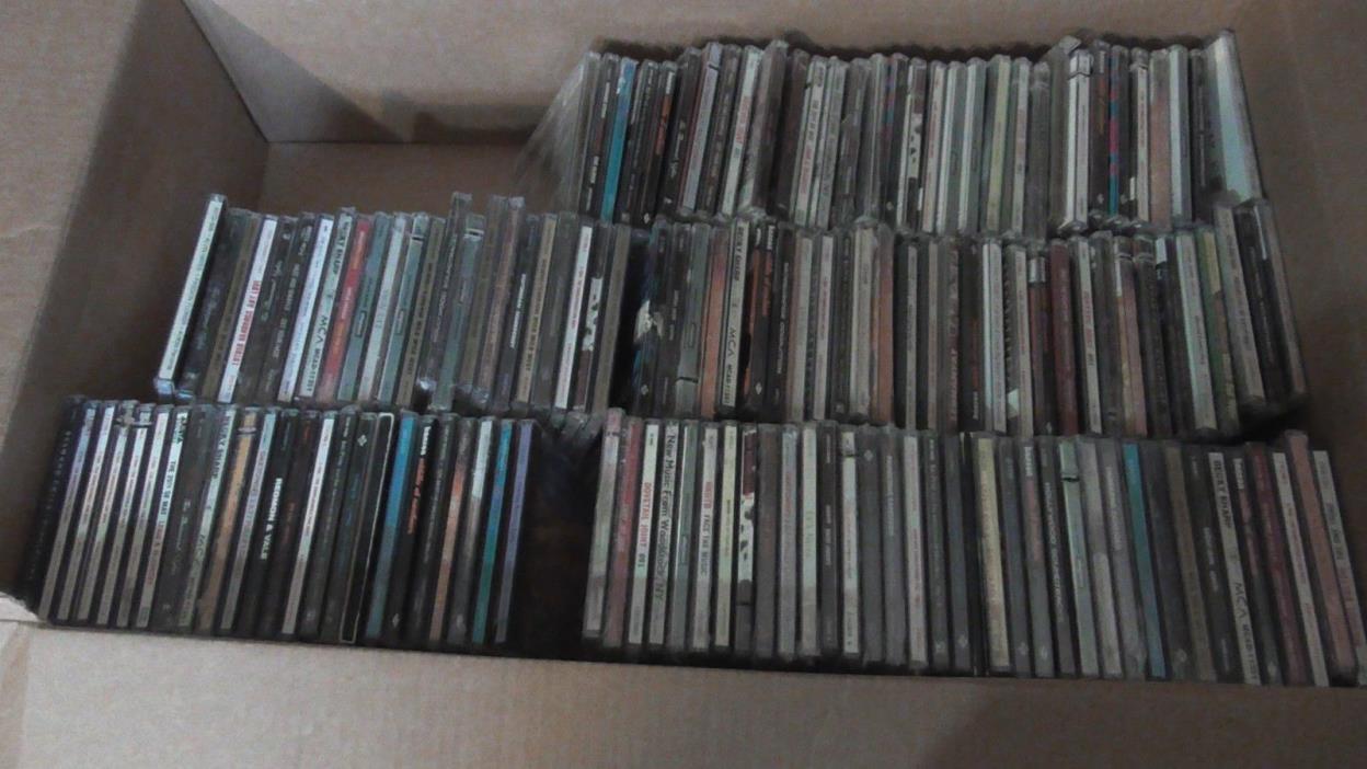 GIANT WHOLESALE LOT OF 145 CD'S-RARE Titles! Resellers: All For One LOW Price!