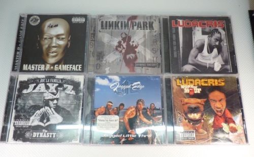 Used Hip Hop Rap CD Lot Ludacris Linkin Park Jagged Edge Master P Jay-Z