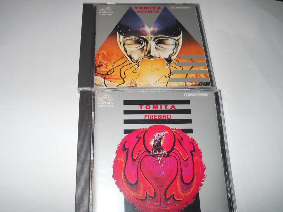 Lot 2 Tomita CDs Kosmos and Firebird NO Scratches RARE