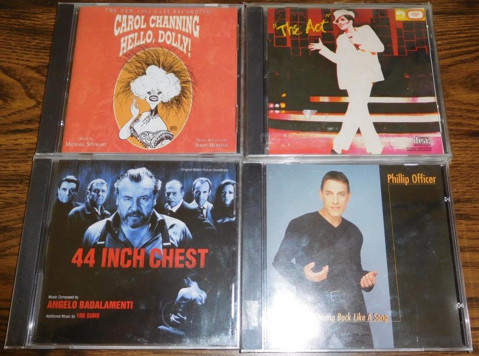 LOT OF 4 CD's-HELLO, DOLLY-