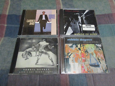 Robbie Dupree CD lot: CARRIED AWAY/WALKING ON WATER/ALL NIGHT LONG/TIME AND TIDE