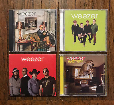 WEEZER - 4 CD Set - Red Album - Green Album - Maladroit - Raditude