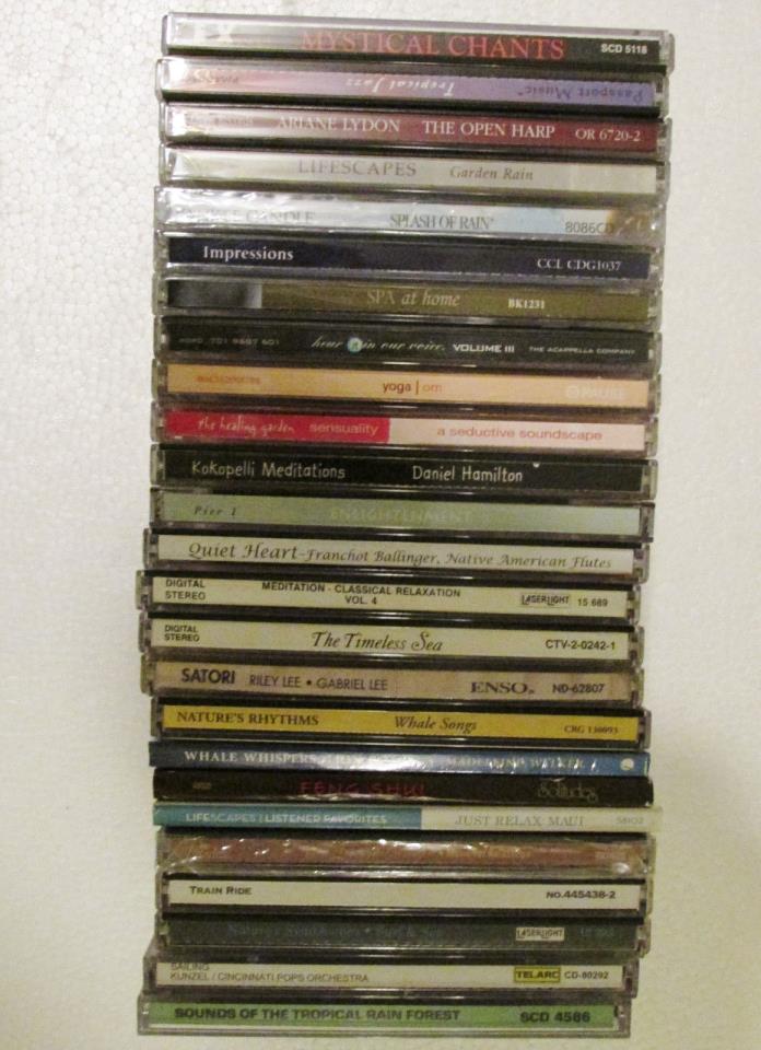 Lot of 25 Relaxation CDs in very good condition
