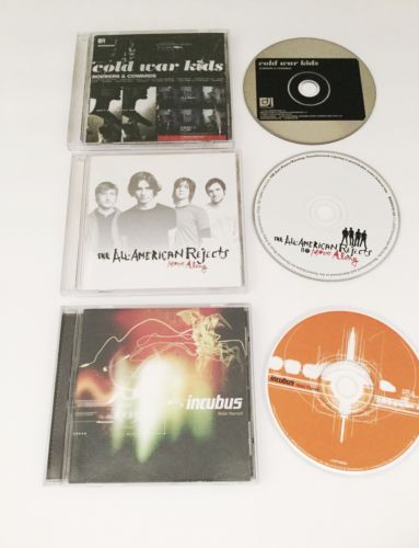 LOT 3 All American Rejects Cold War Kids Incubus CD Rock Alternative - Lot #2