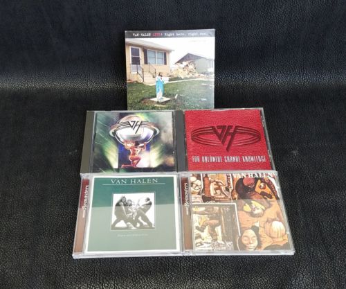 5 VAN HALEN CDS VG+/NM