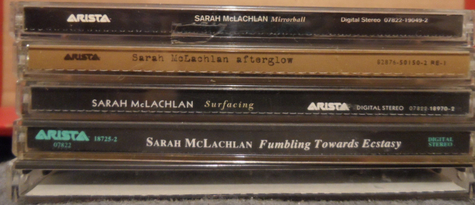 Sarah McLachlan 5 CD Lot Afterglow MIRRORBALL Surfacing FUNBLING TOWARDS Solace