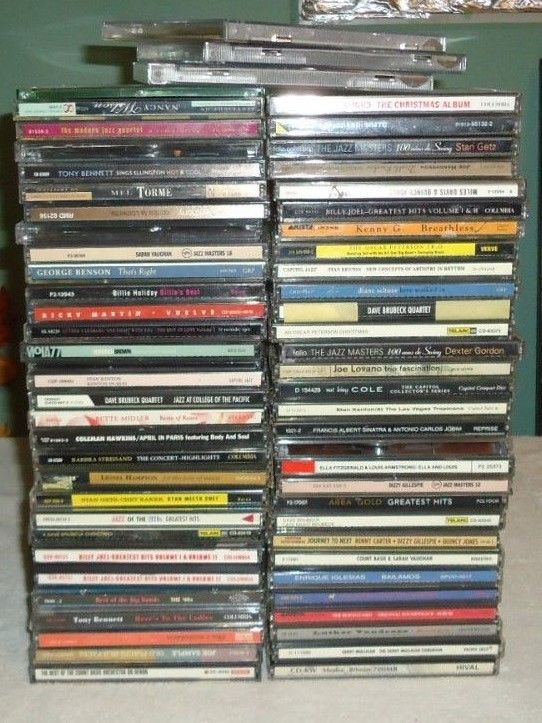 64 Lot CD Assorted Collection of Jazz / POP/ Contemporary Music @ .54 Cents a CD