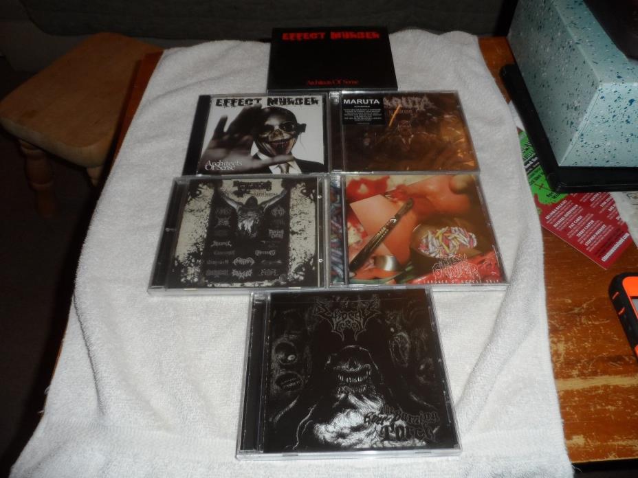 brutal death metal cd Undead Creep Flesh Grinder Effect Murder Maruta mr. death