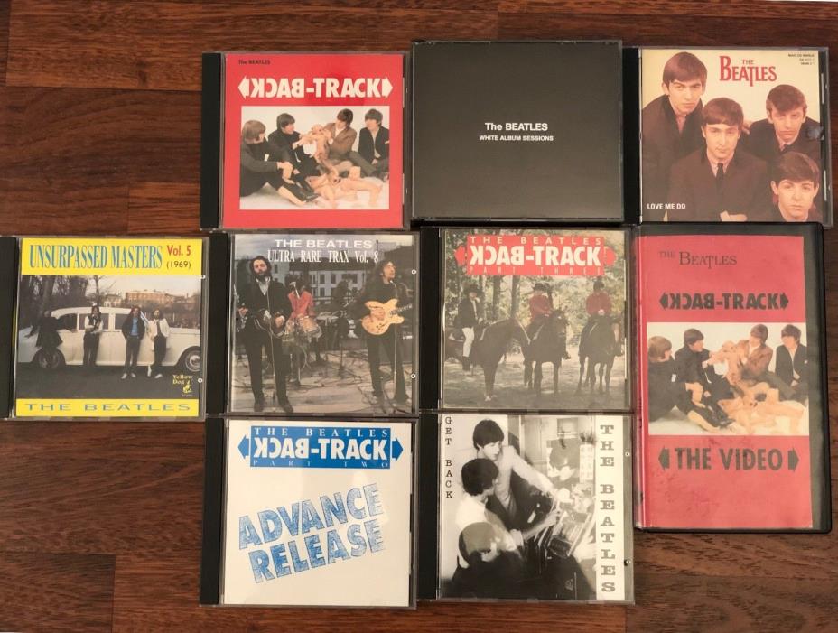 Collection of 8 Rare Beatles CDs Plus Video