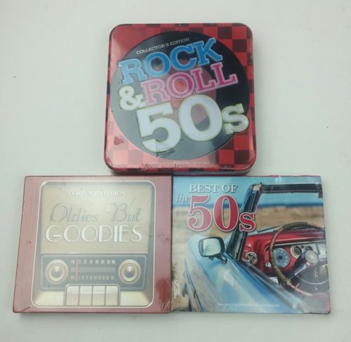 CD Lot Rock & Roll Oldies But Goodies Best of the 50s 8 Discs Music Songs Tunes