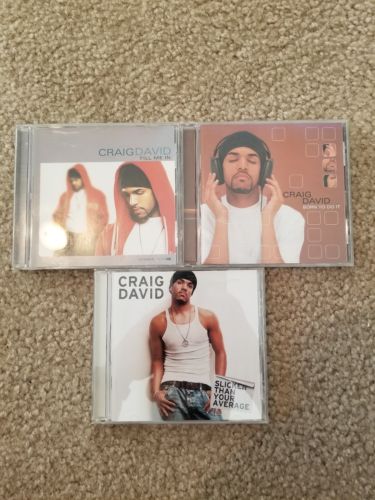 Craig David 3 cd lot fill me in, born to do it, slicker than your average