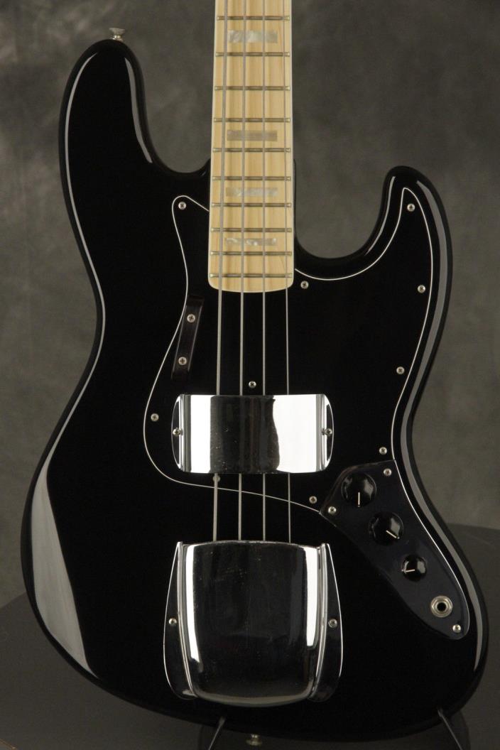 original 1976 Fender JAZZ BASS Black NEAR MINT!!! w/HANG TAGS!!!