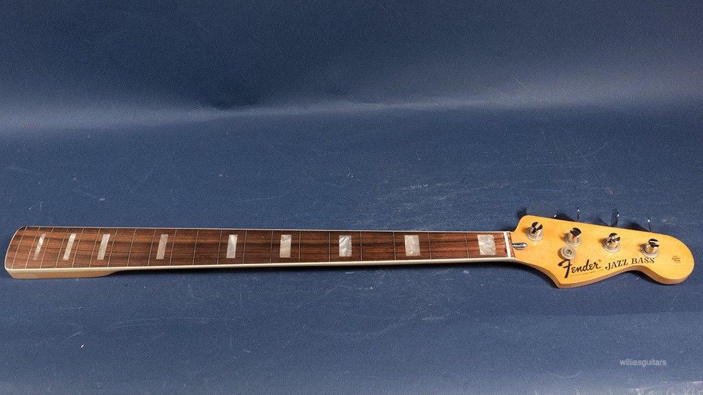 Circa 1975 Fender Converted Fretless Jazz Bass Neck Only Project