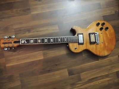 Hondo Electric Guitar  **EARLY COPY OF A  LES PAUL FLATTOP  **JAPAN MODEL**