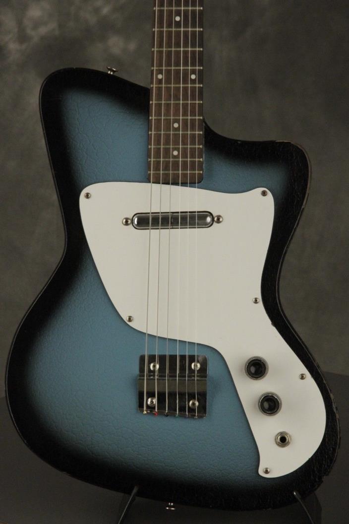 RARE original 1967 Danelectro HAWK Blue Burst Crackle finish!!!