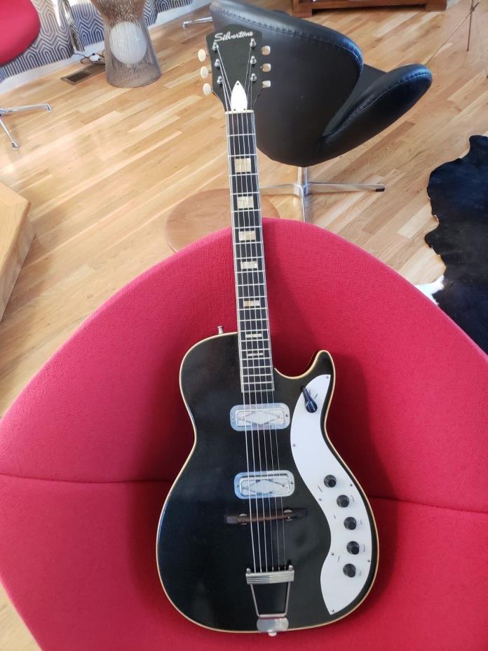 Very nice 1960 Silvertone Jupiter Stratotone by Harmony