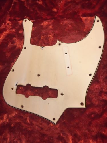 100% Original 1964 Fender Jazz Bass White Pickguard Good Condition