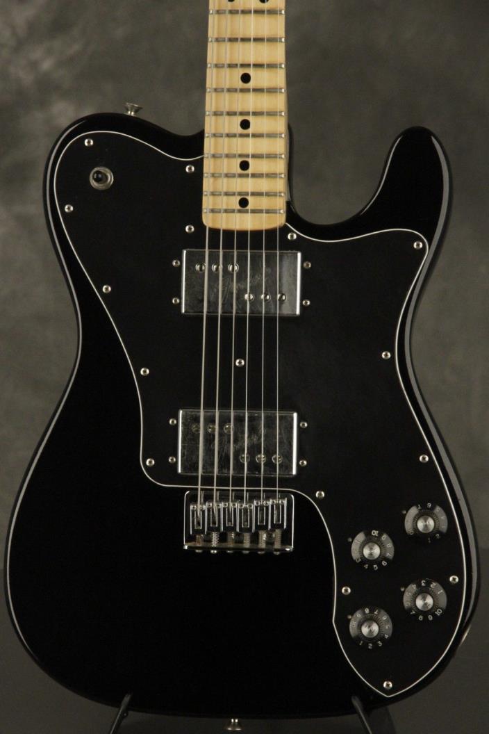 1973 Fender Telecaster DELUXE refinished BLACK with 