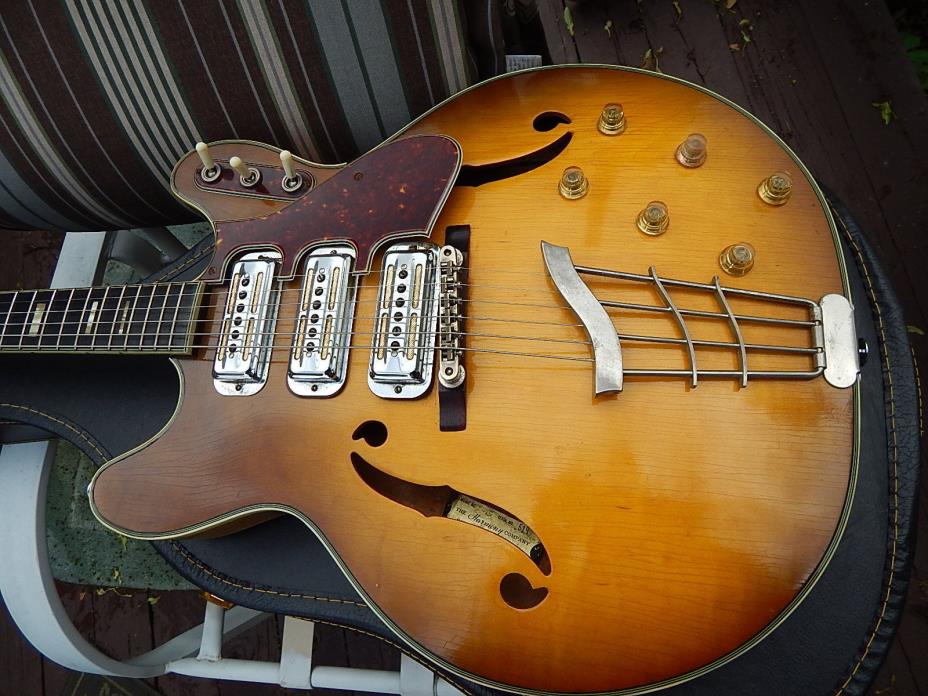 Vintage Harmony H-75 Hollow Body guitar Ser# 519 1966