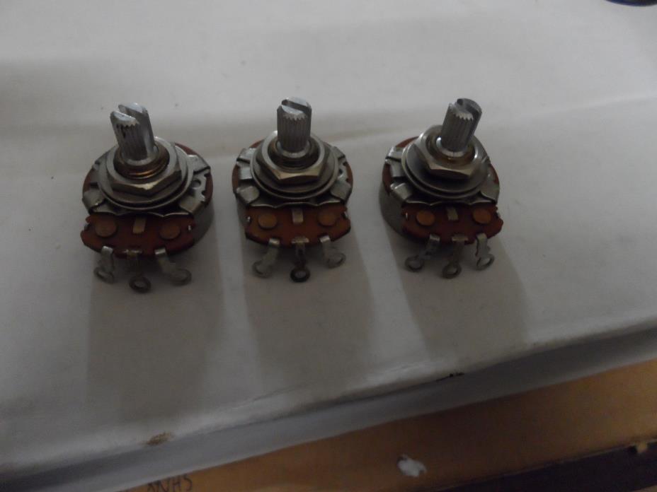 Vintage matched set of 1966 Stratocaster 250K pots