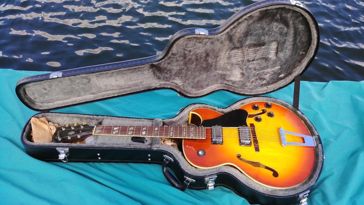 Vintage 1970 Gibson ES-175D Hollow Body Electric Guitar!