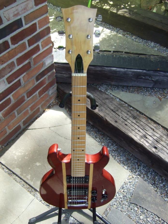 SD Curlee, SD Curlee Design 1979-80 See Thru Cherry USA Dimarzio Pickups RARE