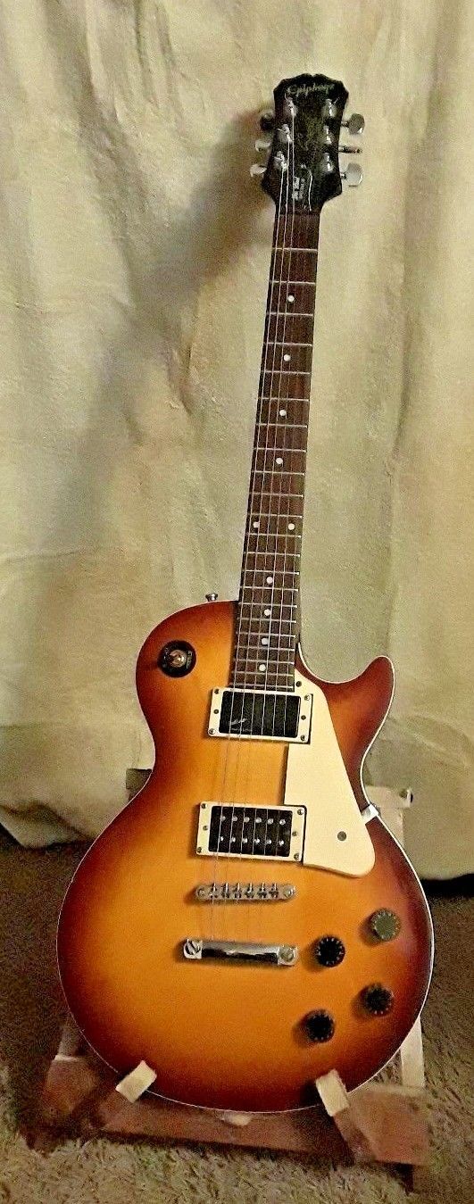 MIJ LES PAUL GUITAR 60S 70S BODY WITH EPI LP NECK SCHALER TUNERS TABACO BURST