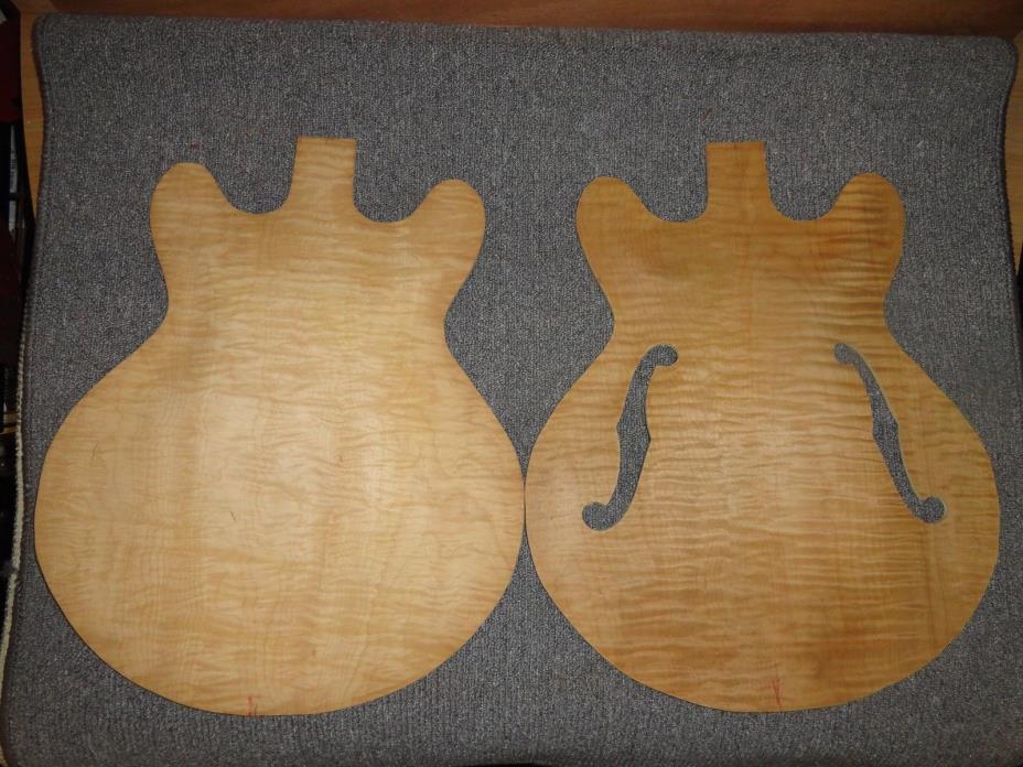 Vintage Harptone Standel Semi Hollow Guitar Top and Back Set