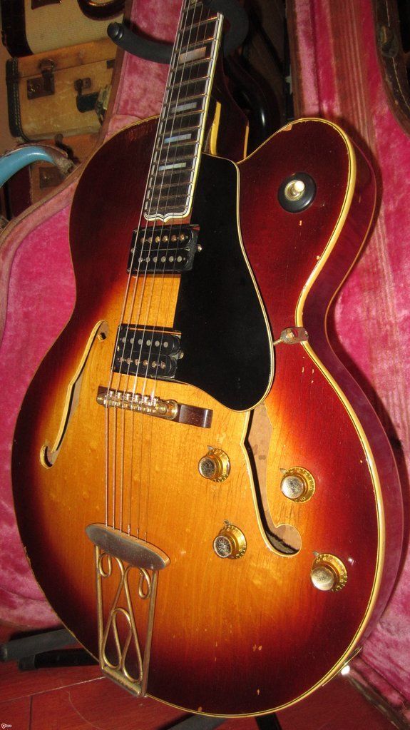 Vintage 1959 Gibson ES-350 T w/ Original Byrdland Neck Sunburst w/ Original Case