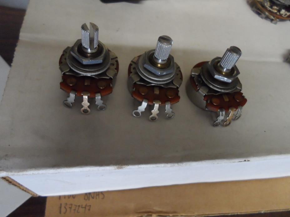 Vintage Matched set 1968 Stratocaster 250K pots