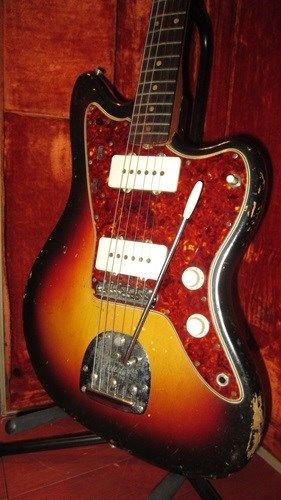 Vintage 1961 Fender Jazzmaster Pre-CBS Slab Board w/ Original Hard Shell Case