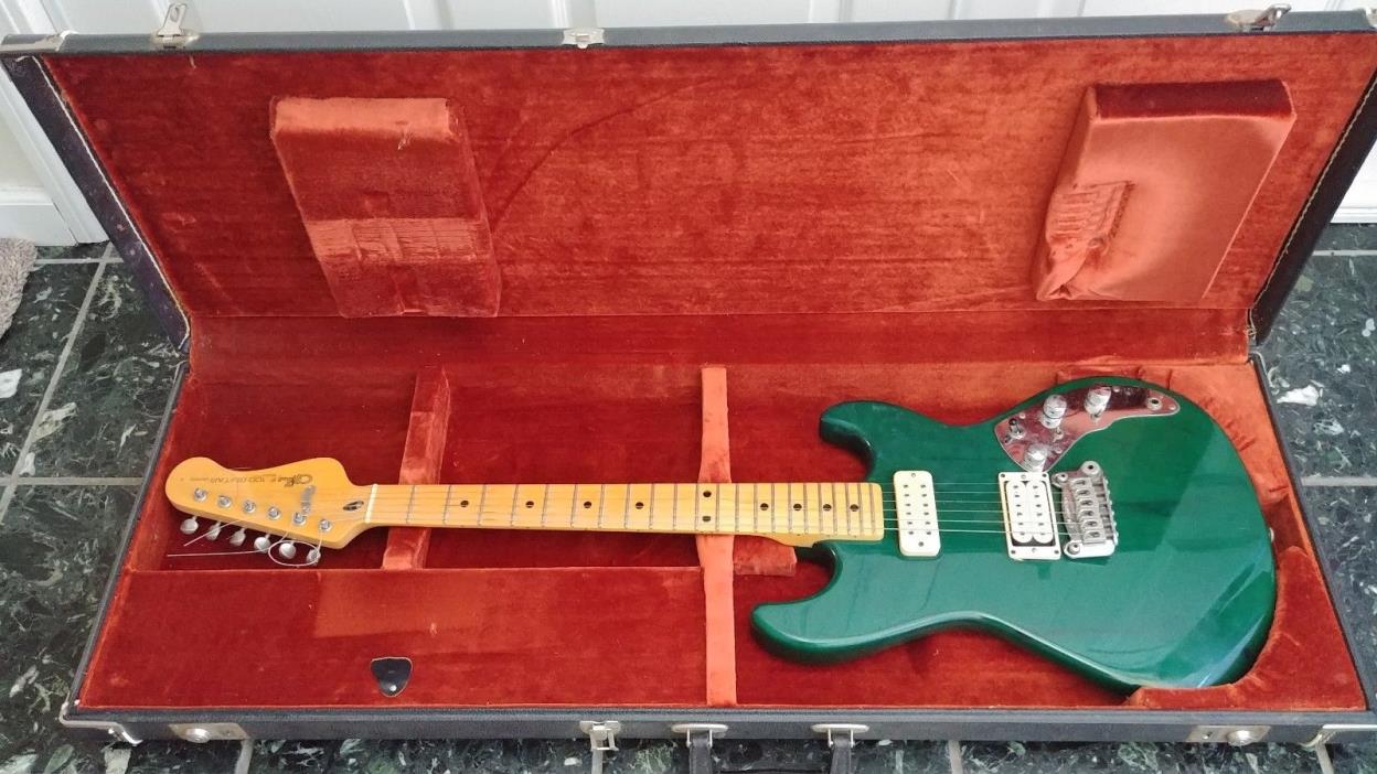 Allan Holdsworth Owned and Played G&L F-100 Green Electric Guitar with hard case